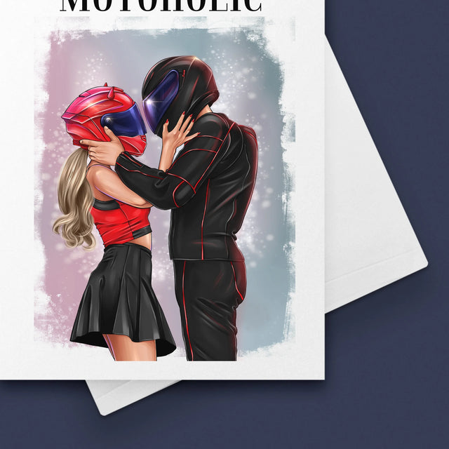 Creator De Personaj: Motoholic - Card Cu Felicitări