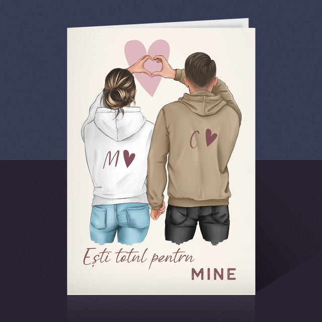 Creator De Personaj: Cuplu Inimă - Card Cu Felicitări