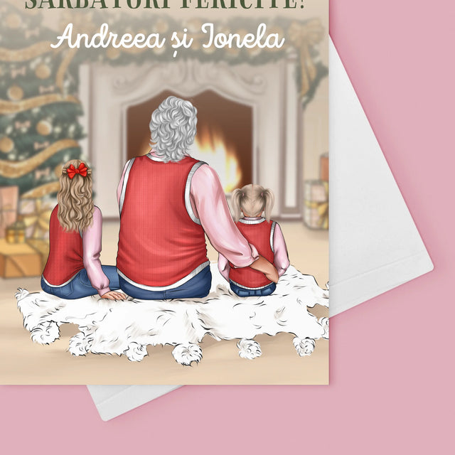 Creator De Personaj: Bunico, Sărbători Fericite - Card Cu Felicitări