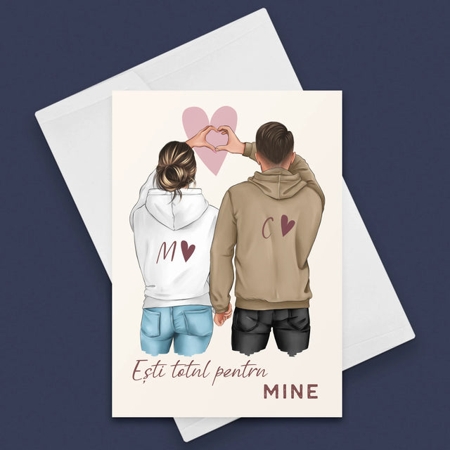 Creator De Personaj: Cuplu Inimă - Card Cu Felicitări