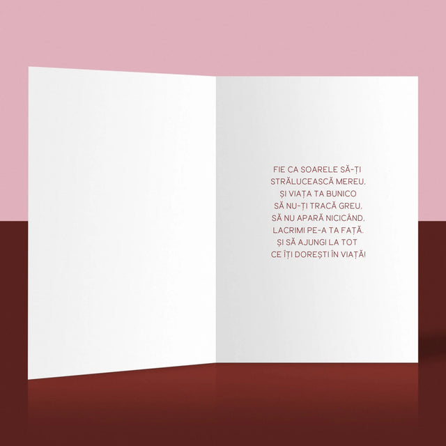 Colaj De Fotografii: Prima Zi A Bunicii - Card Cu Felicitări