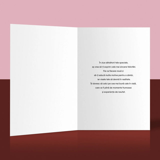 Copertă Derevistă: Fierbinte La 40 De Ani - Card Cu Felicitări