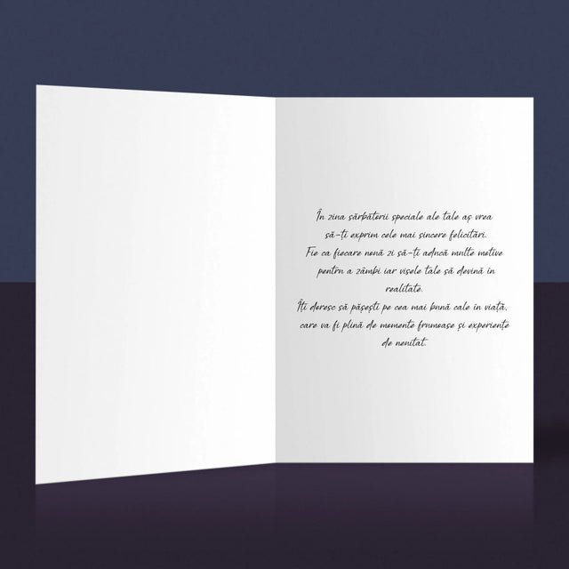 Fotografie Si Semnătură: A 40 Zi De Naștere Toate Cele Bune - Card Cu Felicitări