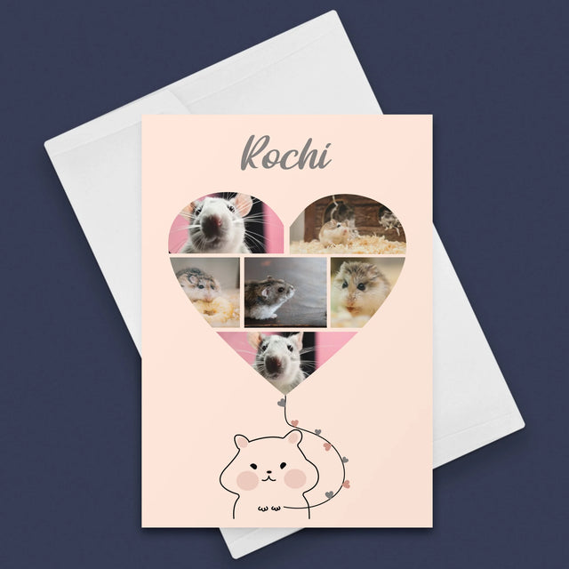 Colaj De Fotografii: Hamster - Card Cu Felicitări