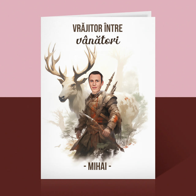 Personajul Tău: Vrăjitor Între Vânători - Card Cu Felicitări