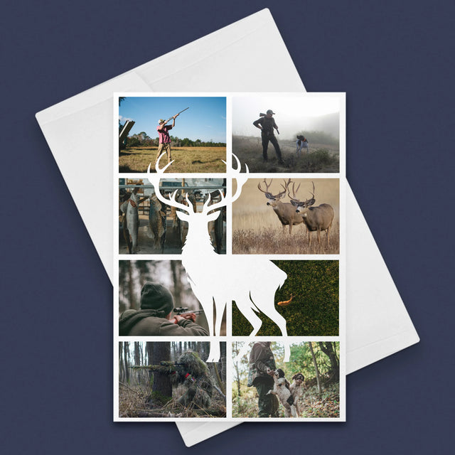Colaj De Fotografii: Vânător - Card Cu Felicitări