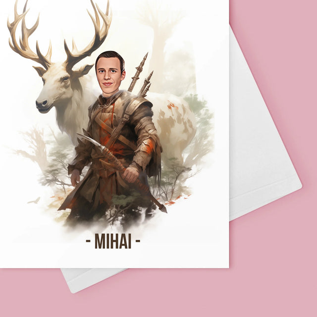 Personajul Tău: Vrăjitor Între Vânători - Card Cu Felicitări