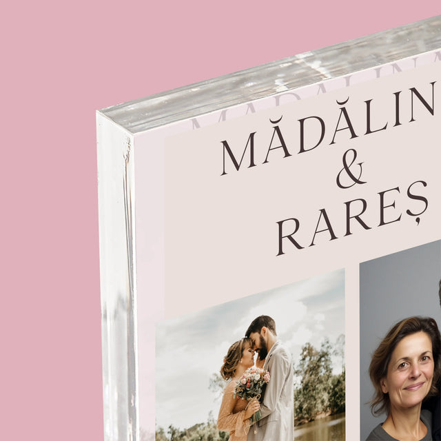 Colaj De Fotografii: A Iubi Și A Fi Iubit - Bloc Acrilic