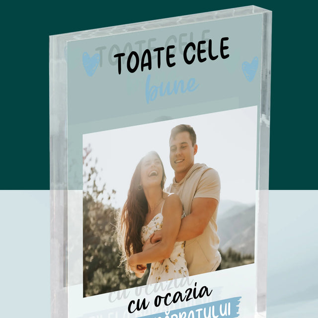 Fotografie Si Semnătură: Toate Cele Bune Cu Ocazia Zilei A Bărbatului - Bloc Acrilic