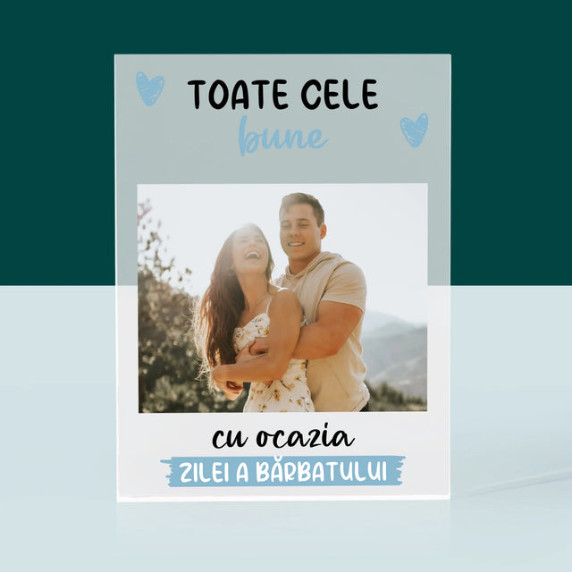 Fotografie Si Semnătură: Toate Cele Bune Cu Ocazia Zilei A Bărbatului - Bloc Acrilic