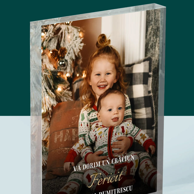 Fotografie Si Semnătură: Sărbători Frumoase - Bloc Acrilic