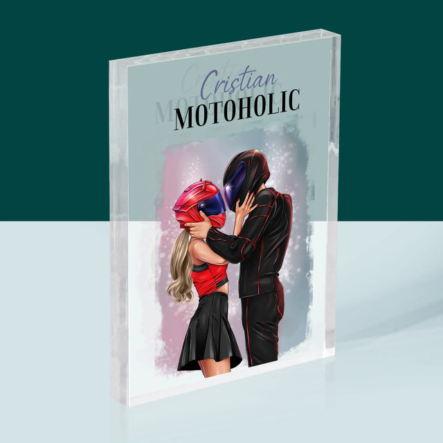 Creator De Personaj: Motoholic - Bloc Acrilic