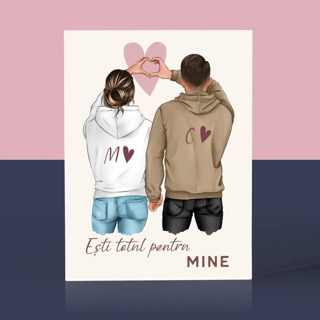 Creator De Personaj: Cuplu Inimă - Bloc Acrilic