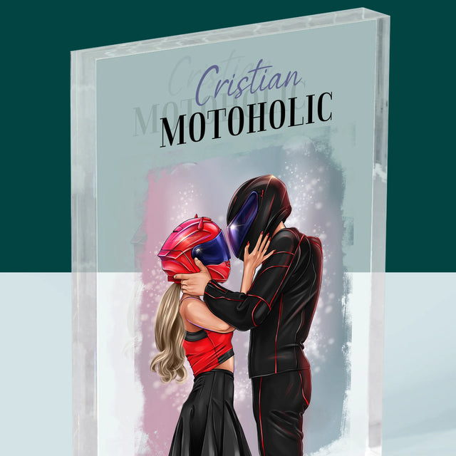 Creator De Personaj: Motoholic - Bloc Acrilic