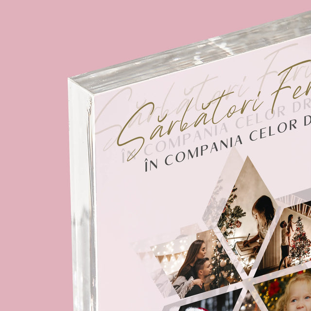 Colaj De Fotografii: Sărbători Frumoase Steaua - Bloc Acrilic