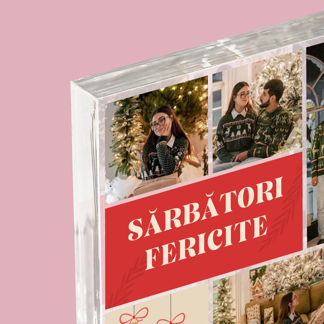 Colaj De Fotografii: Fotografii De Sărbători - Bloc Acrilic