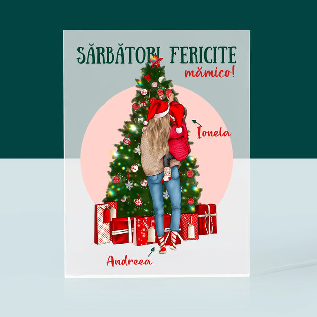 Creator De Personaj: Sărbători Fericite Mămico - Bloc Acrilic