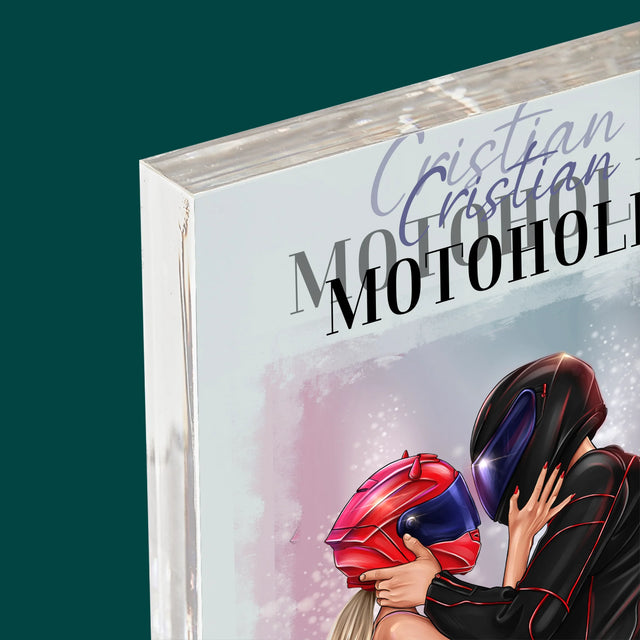 Creator De Personaj: Motoholic - Bloc Acrilic