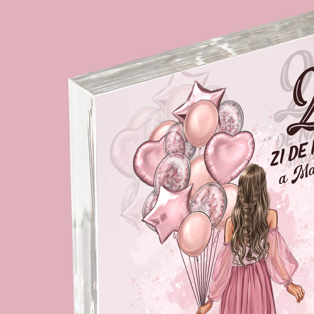 Creator De Personaj: Ziua De Naștere Baloane - Bloc Acrilic