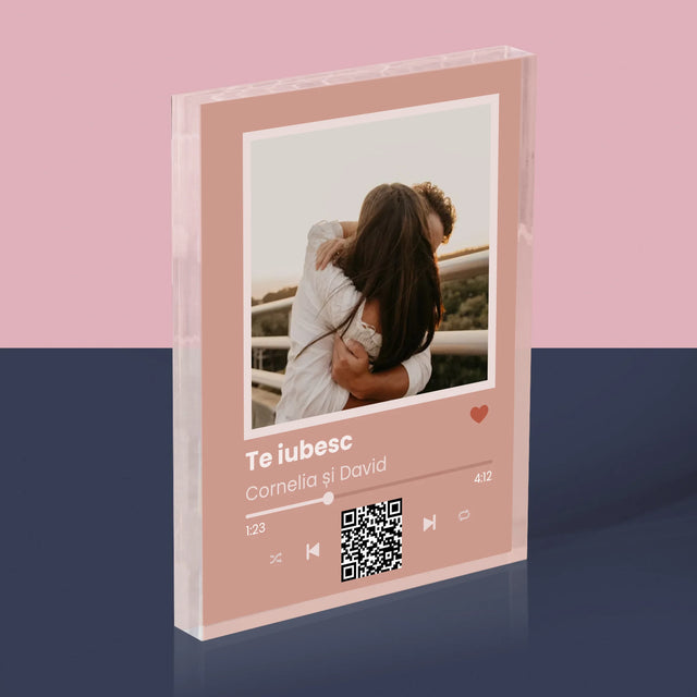 Fotografie Si Semnătură: Cântecul Tău Cu Cod - Bloc Acrilic