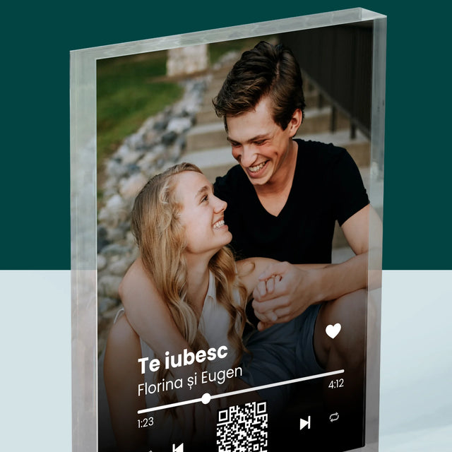 Fotografie Si Semnătură: Cântecul Vostru Cu Cod Qr - Bloc Acrilic