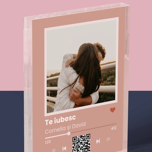 Fotografie Si Semnătură: Cântecul Tău Cu Cod - Bloc Acrilic