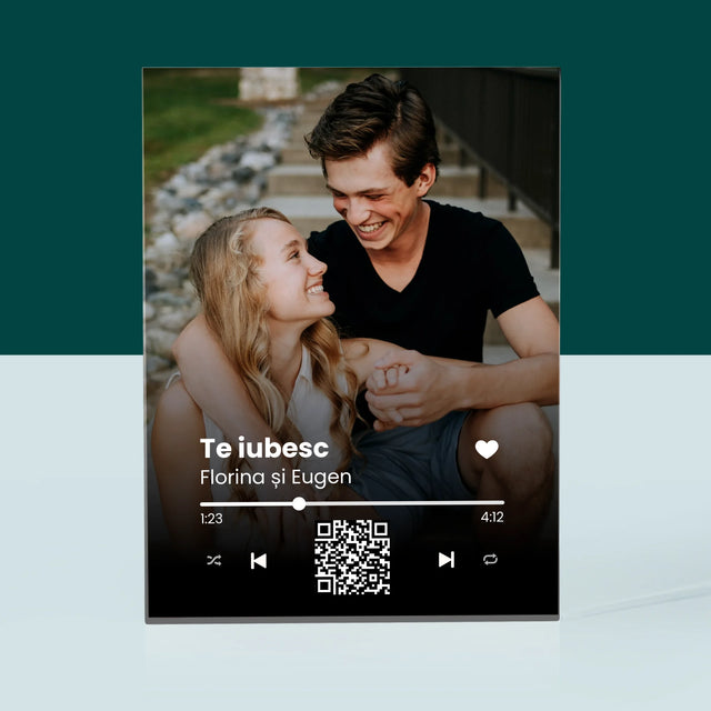 Fotografie Si Semnătură: Cântecul Vostru Cu Cod Qr - Bloc Acrilic