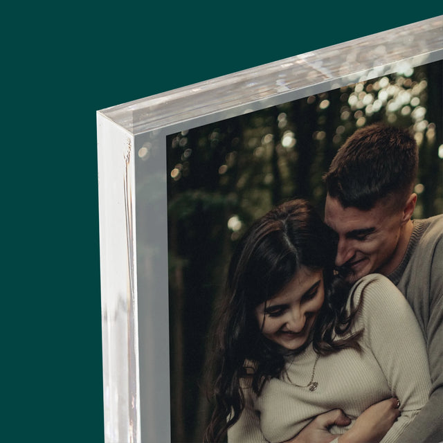 Fotografie Si Semnătură: Spotify Cu Cod Qr - Bloc Acrilic