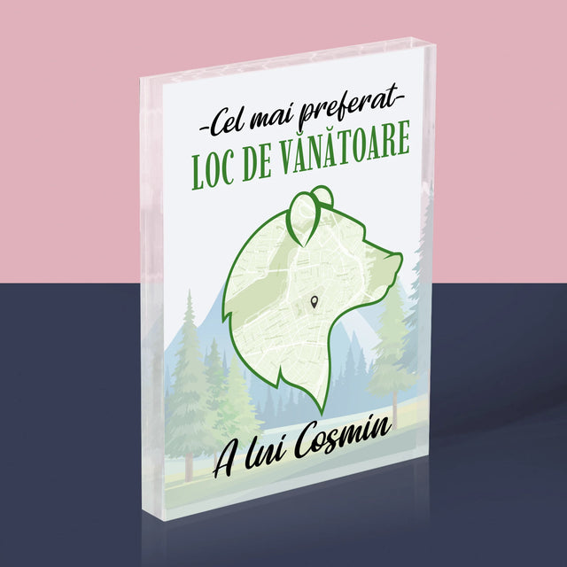 Harta Oraș: Cel Mai Preferat Loc De Vînătoare - Bloc Acrilic