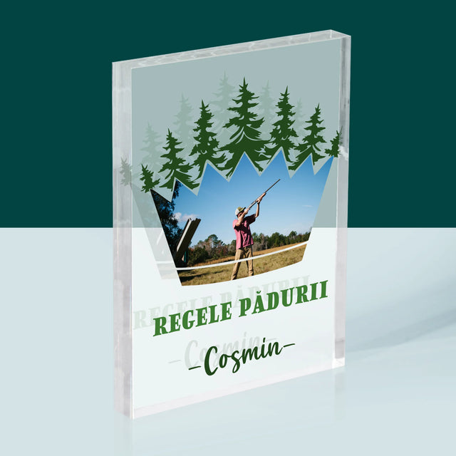 Formă Din Fotografii: Regele Pădurii - Bloc Acrilic