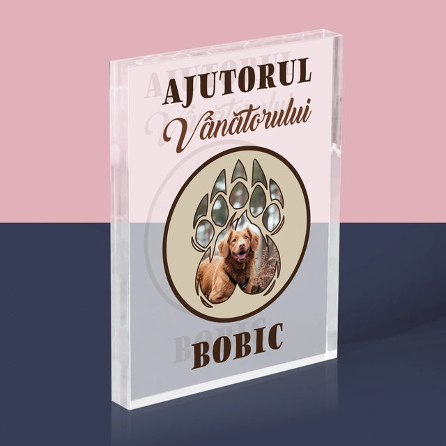 Formă Din Fotografii: Ajutorul Vânătorului - Bloc Acrilic