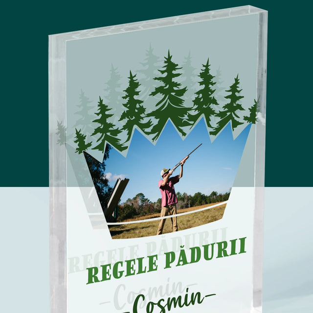 Formă Din Fotografii: Regele Pădurii - Bloc Acrilic