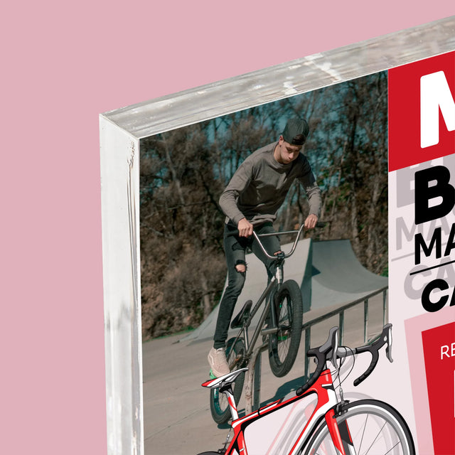 Copertă Derevistă: Mr Bike Master - Bloc Acrilic
