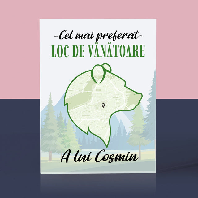 Harta Oraș: Cel Mai Preferat Loc De Vînătoare - Bloc Acrilic