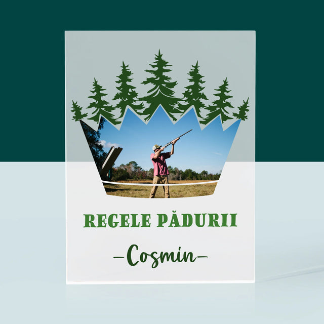 Formă Din Fotografii: Regele Pădurii - Bloc Acrilic