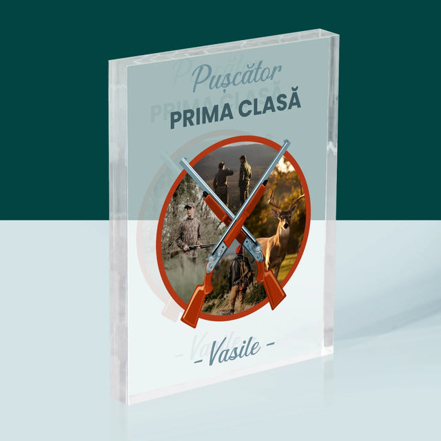 Colaj De Fotografii: Pușcător Prima Clasă - Bloc Acrilic