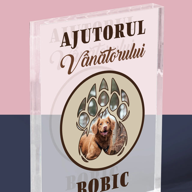 Formă Din Fotografii: Ajutorul Vânătorului - Bloc Acrilic