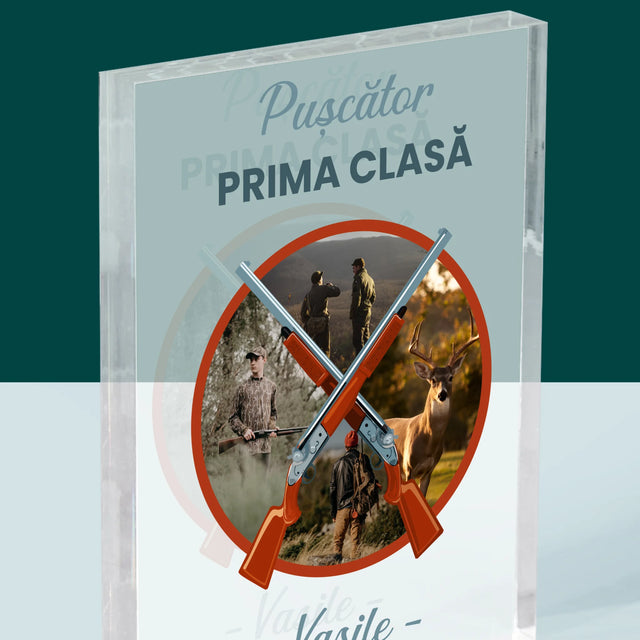 Colaj De Fotografii: Pușcător Prima Clasă - Bloc Acrilic