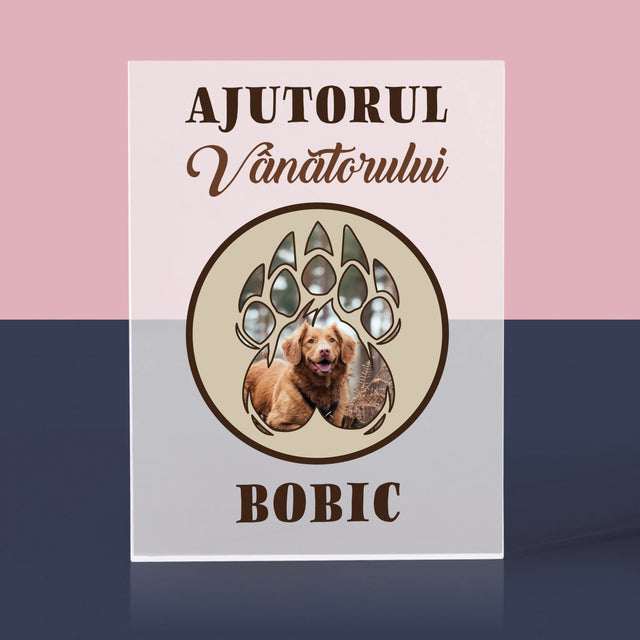 Formă Din Fotografii: Ajutorul Vânătorului - Bloc Acrilic