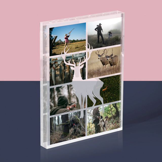 Colaj De Fotografii: Vânător - Bloc Acrilic