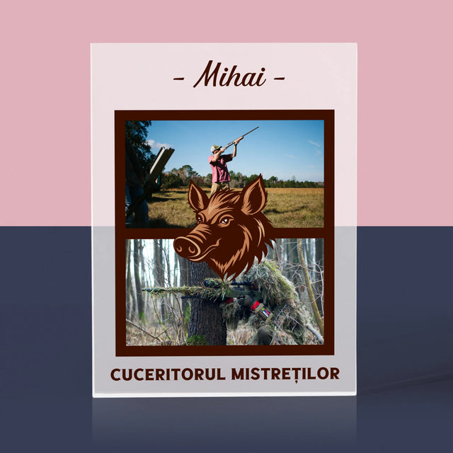 Colaj De Fotografii: Cuceritorul Mistreților - Bloc Acrilic