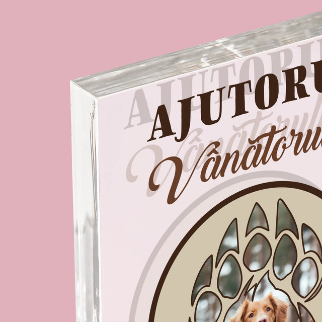 Formă Din Fotografii: Ajutorul Vânătorului - Bloc Acrilic