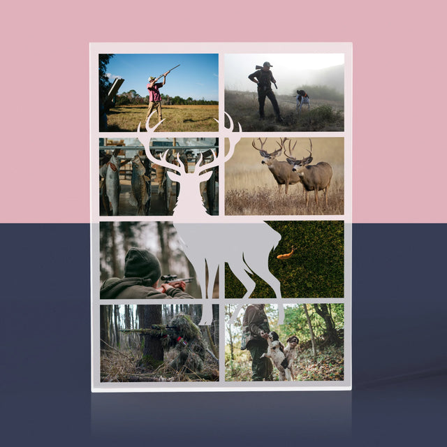 Colaj De Fotografii: Vânător - Bloc Acrilic