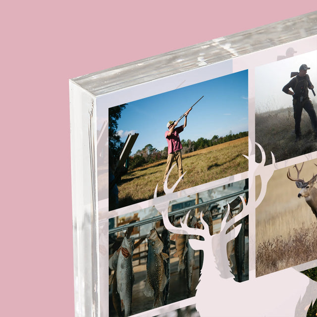 Colaj De Fotografii: Vânător - Bloc Acrilic