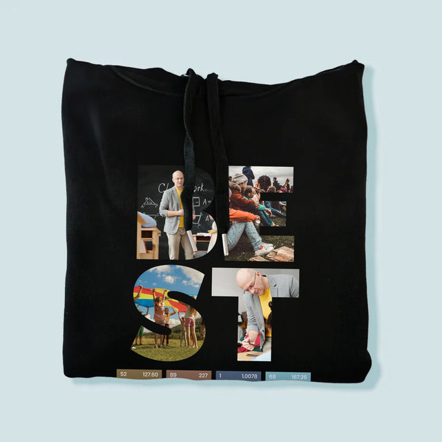 Cuvânt Din Fotografii: Best Teacher Elemente Chimice - Hanorac Cu Glugă Pentru Bărbați