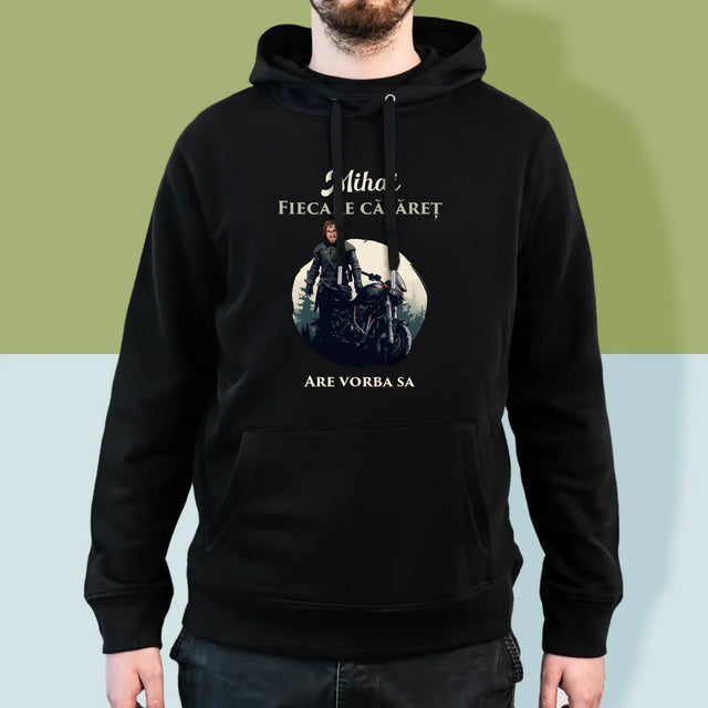 Personajul Tău: Fiecare Călăreț - Hanorac Cu Glugă Pentru Bărbați