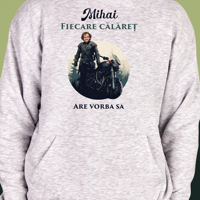 Personajul Tău: Fiecare Călăreț - Hanorac Cu Glugă Pentru Bărbați