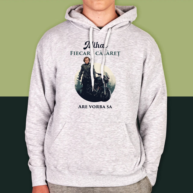 Personajul Tău: Fiecare Călăreț - Hanorac Cu Glugă Pentru Bărbați