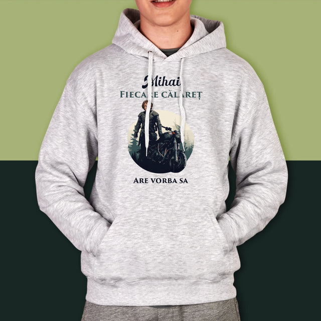 Personajul Tău: Fiecare Călăreț - Hanorac Cu Glugă Pentru Bărbați