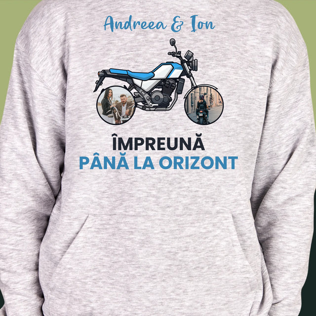 Colaj De Fotografii: Împreună Pînă La Orizont - Hanorac Cu Glugă Pentru Bărbați